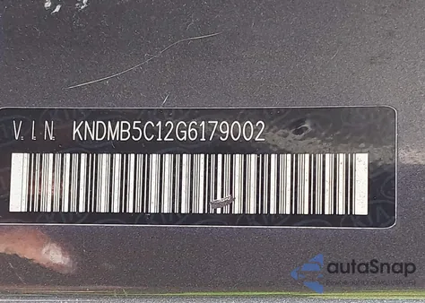 2016 Kia Sedona Lx z USA, uszkodzony, nr VIN KNDMB5C12G6179002